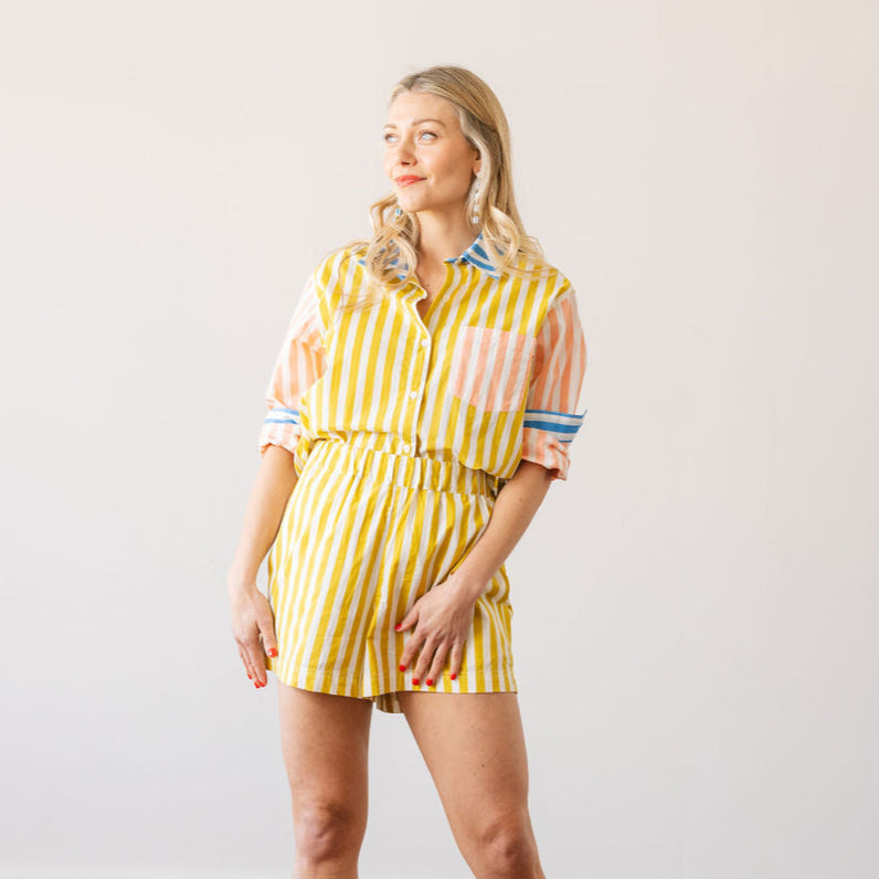 Daydreamer Ochre Bermuda Shorts