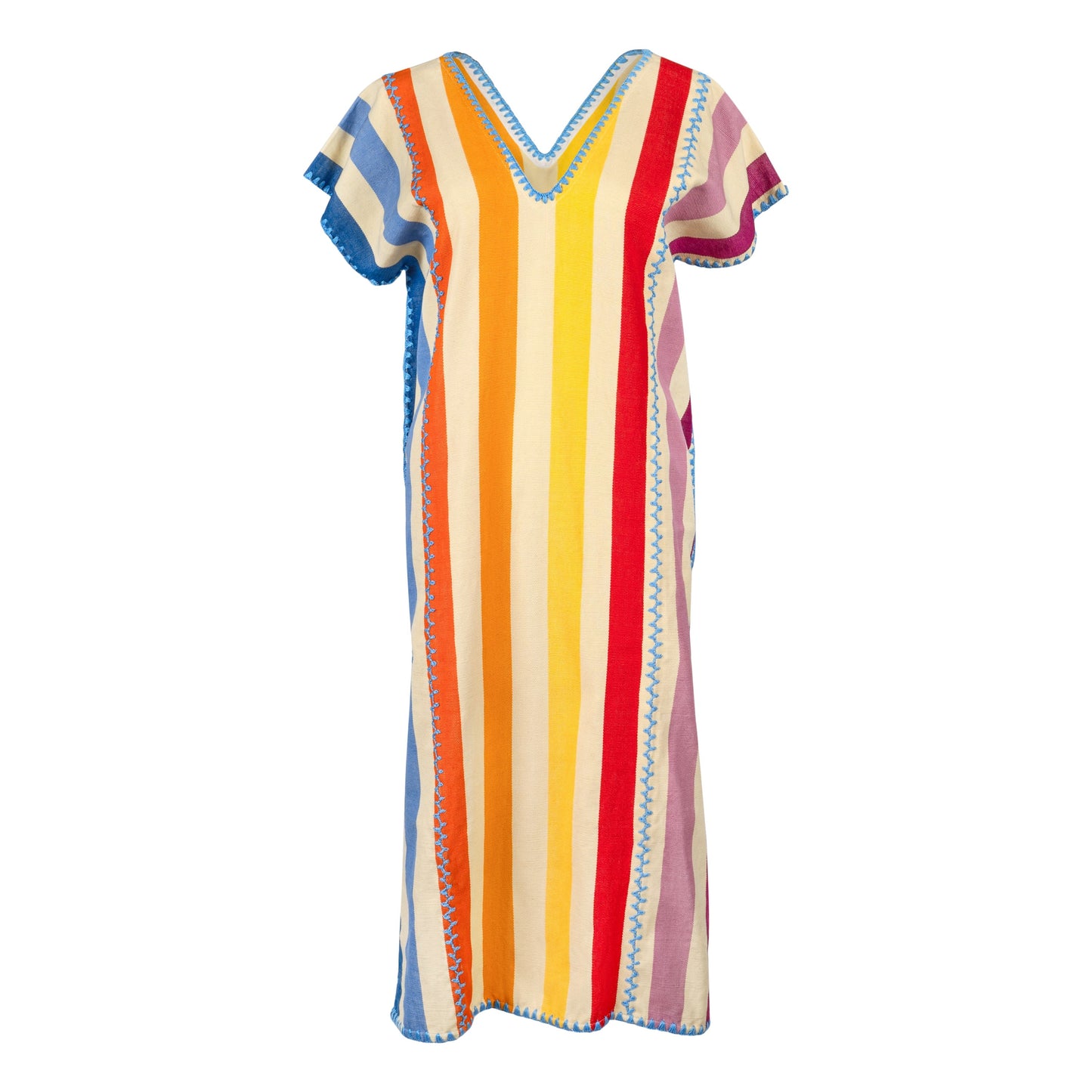 Rosita Multi-Stripe Caftan