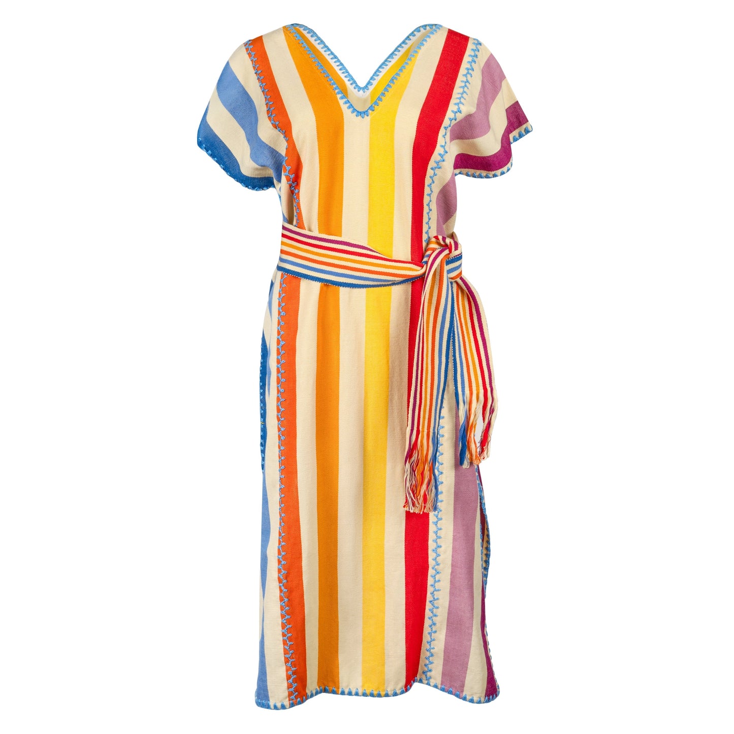Rosita Multi-Stripe Caftan