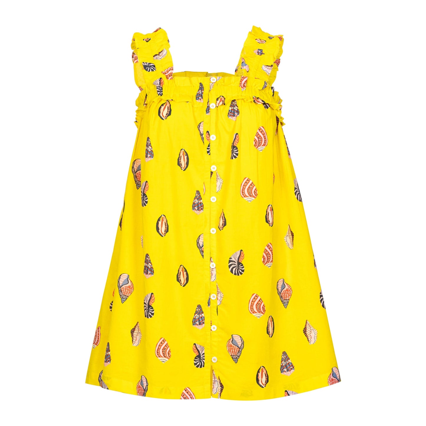 Pompano Dress – Shell Yellow