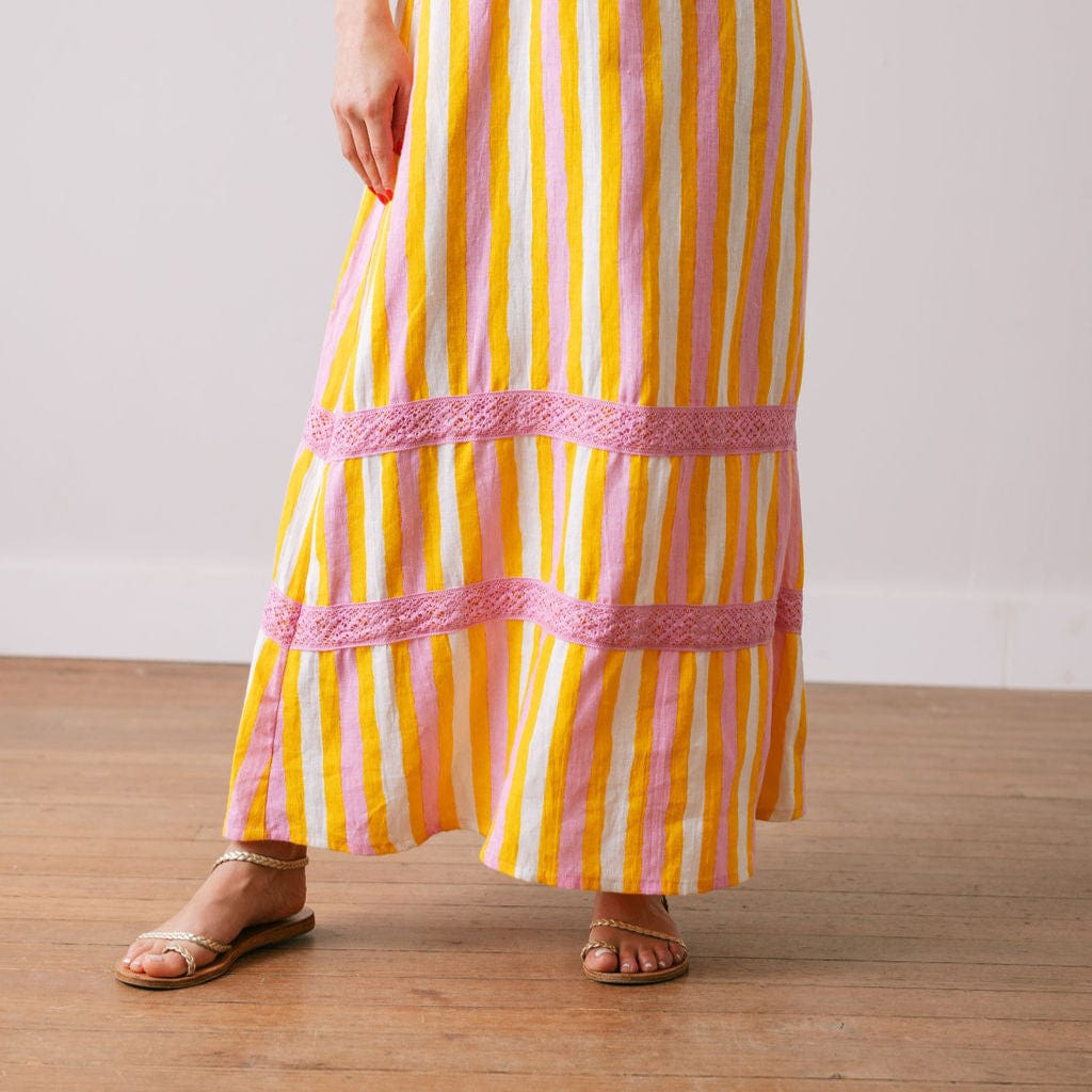 San Pablo Dress – Sunkissed Stripe